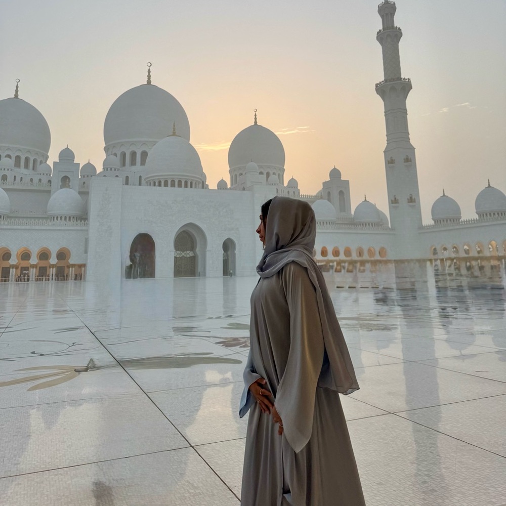 Light blue Abaya no head scarf
